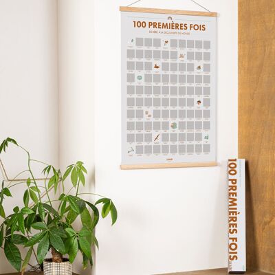 Poster gratta e vinci "100 primi momenti del bambino"