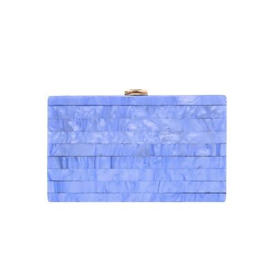 Elise Blue Clutch