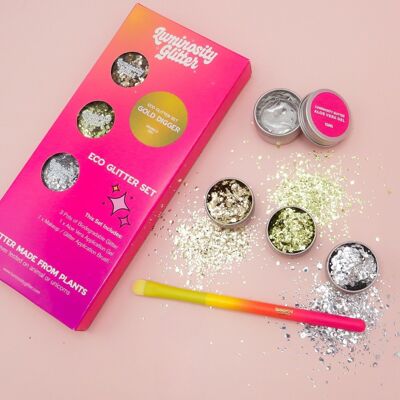 Gold Digger Eco Glitter Gift Set