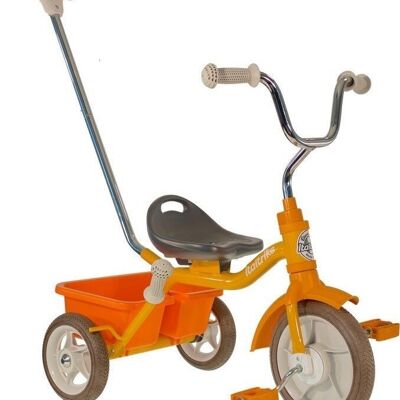 Triciclo da Lavoro Stradale 10" Passeggero - Arancio - 2/5 anni