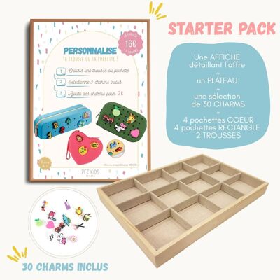 SARTER PACK - Personalized school bags and pencil cases - Charm bar / DIY - Children / Teenagers / Adults