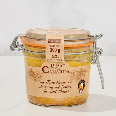 Foie Gras de Canard Entier du Sud-Ouest à la Fleur de Sel de Guérande 300 g