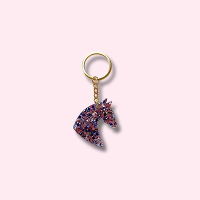 Horse keychain