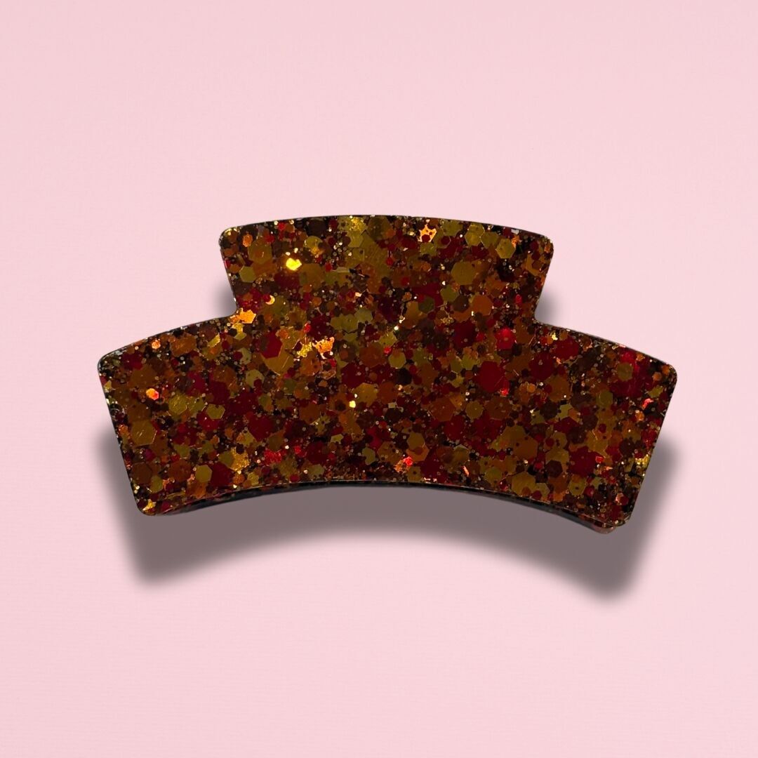 Fermaglio per capelli - Rosso arancio