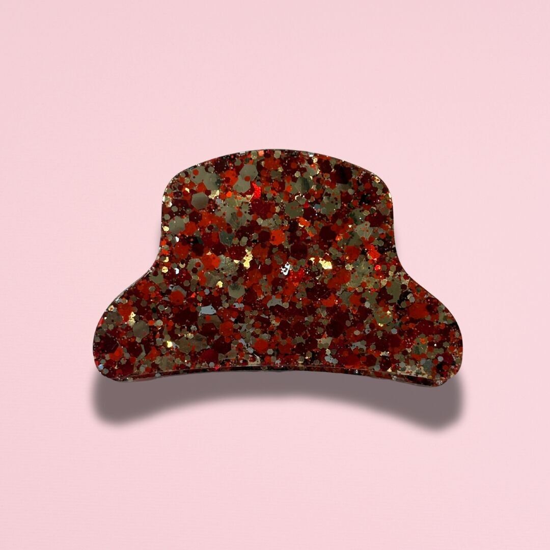 Fermaglio per capelli - Rosso dorato