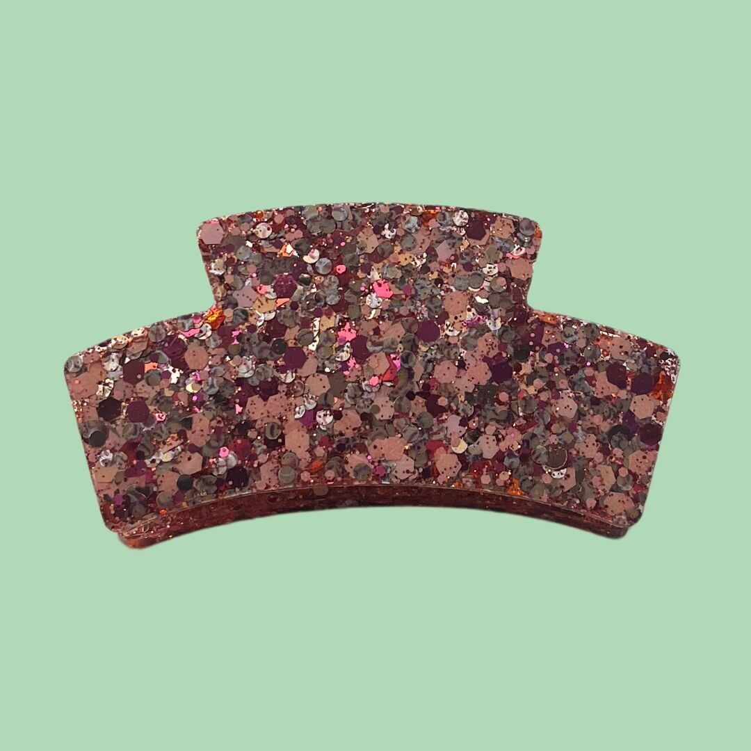 Fermaglio per capelli - Tramonto rosa