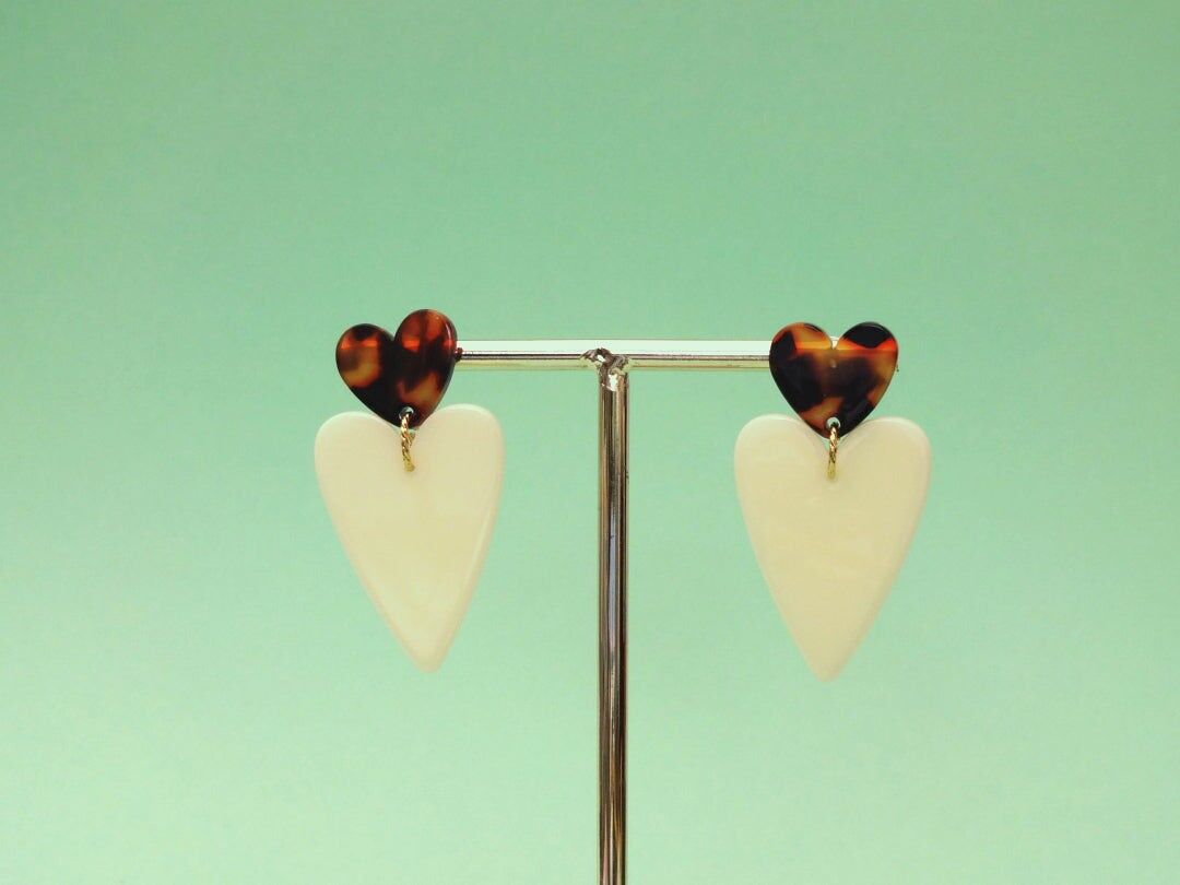 Doppio cuore BO • Avorio