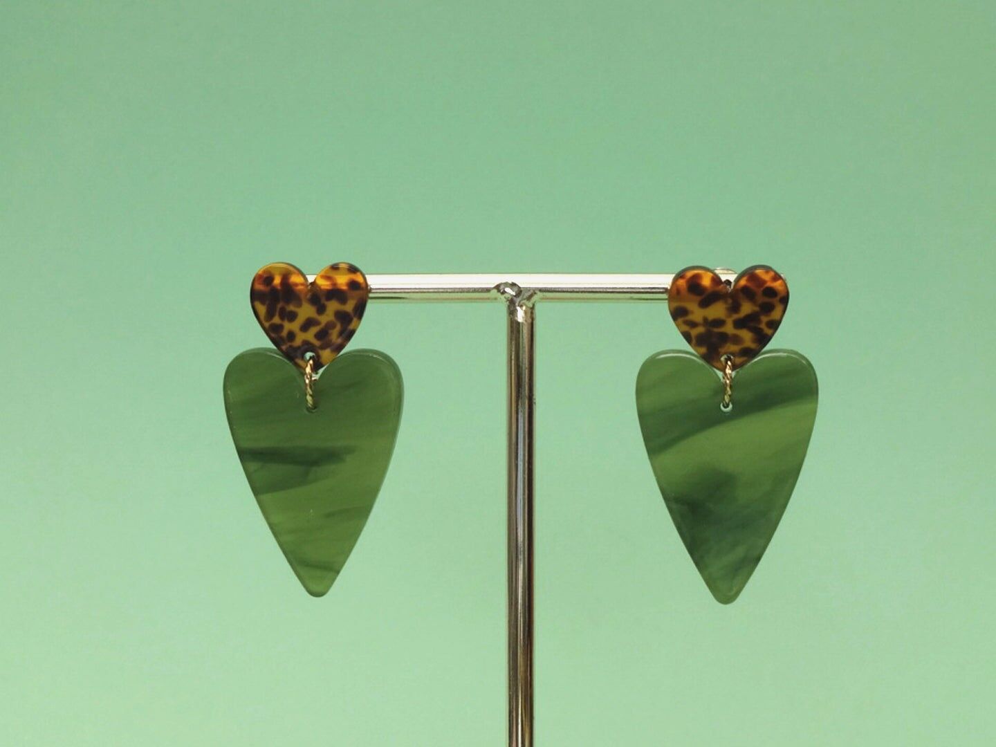 BO Double cœur • Vert