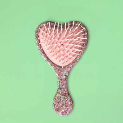 Heart Brush • Lilac Confetti