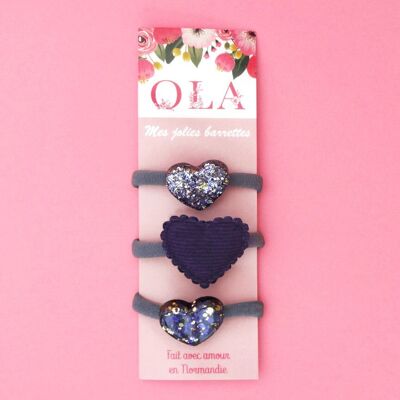 Favorite trio • Navy heart