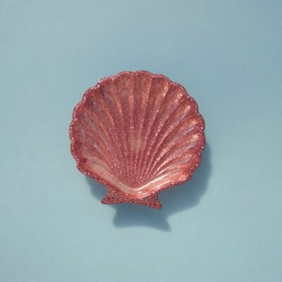 Shell bowl • Copper pink