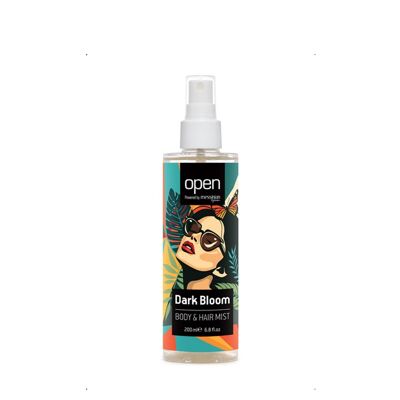 Spray per capelli e corpo Dark Bloom Open di Messinian Spa 200 ml