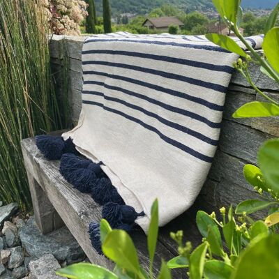 Handmade Throw with Tassels – Cozy & Boho Style Blanket
