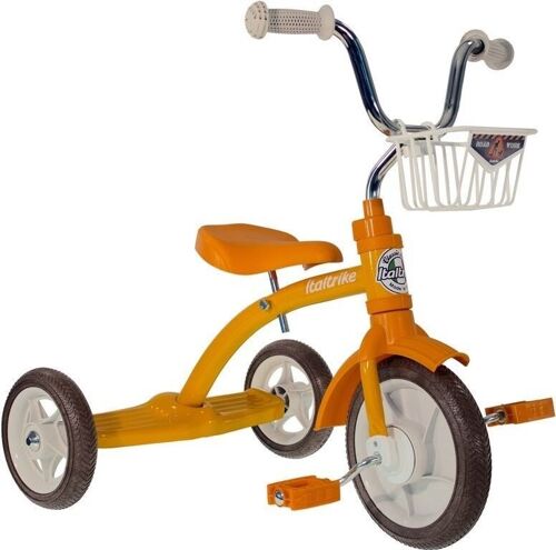 10" Tricycle Super Lucy Road Work - Orange - 2/5 ans