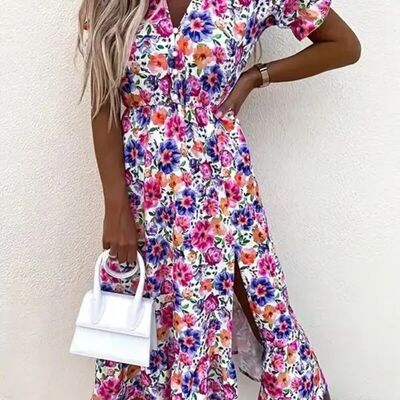 Vestido largo - 100% Viscosa - 2343-4