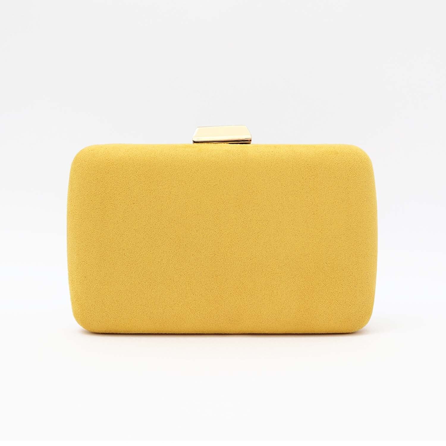 Portafoglio rotondo senape