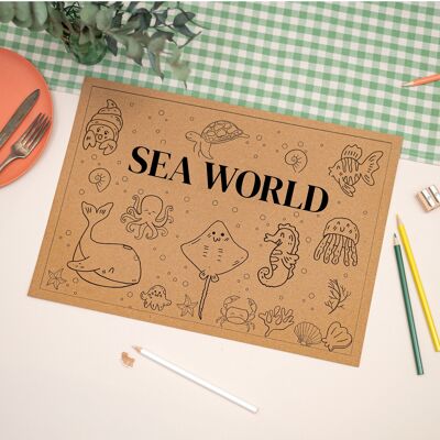 Children's Activity & colouring - A4 Pack of 8