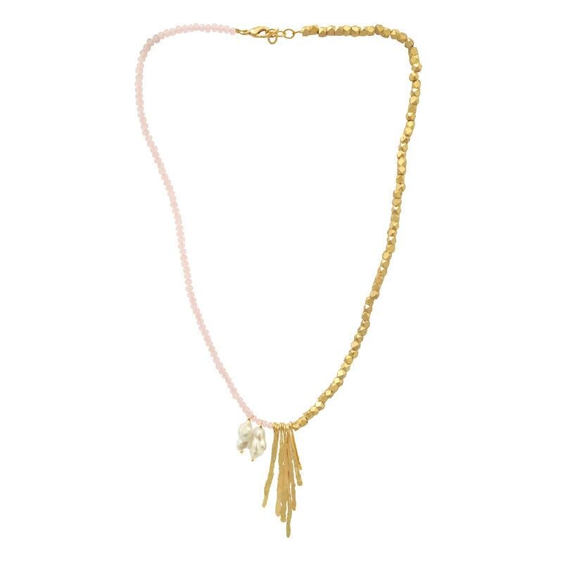 Collana di perle rosa chiaro Percula