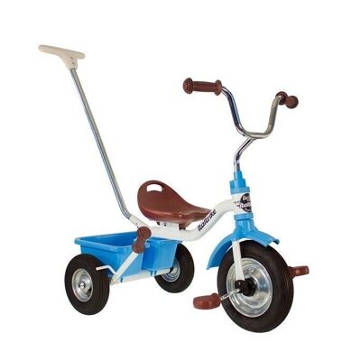 12" Tricycle Racing Monaco - Pneu PU - Blanc/Bleu