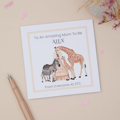 Personalised Maternity Leave Company Card