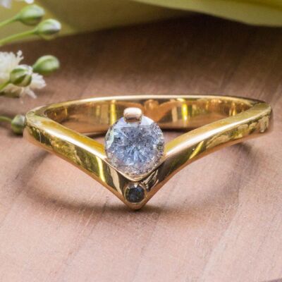 Anello Diamond Wave