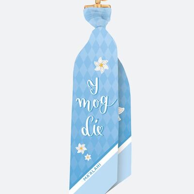 Bag charm Edelweiss-Azur