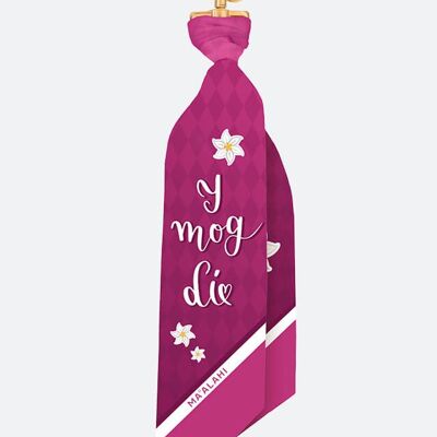 Edelweiss-Berry bag charm