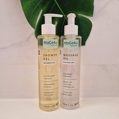 Set de gel de ducha y aceite corporal