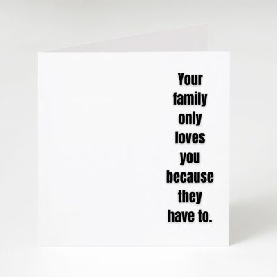 Family Love-Notecard