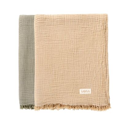 Set of 2: XXL cotton beach towel | Fiji