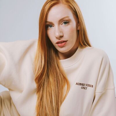 AUSSIE OAT-MILK SWEATSHIRT
