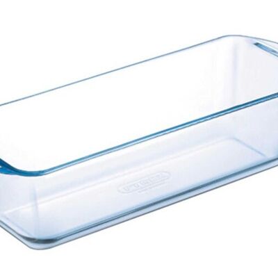 "COOK and ENJOY" glass cake mold - 28cm x 11cm