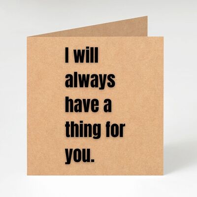 Thing for You-Notecard