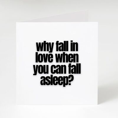 Why fall in Love?-Notecard