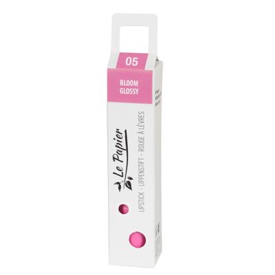 Lápiz labial Le Papier Paper tube - BLOOM 05 Glossy