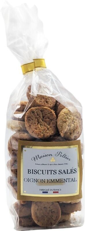 Emmental Onion Aperitif Biscuits 120G