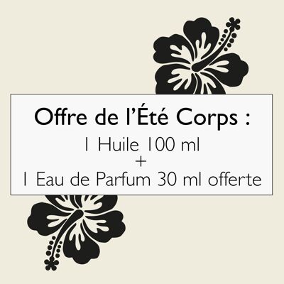 br />1.Summer Body Offer: Buy 1 100ml Oil and get 1 30ml Eau de Parfum free ☀️
