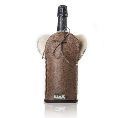 Champagne insulated case - Leather - Brown