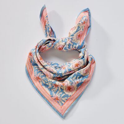 Foulard Indien Enfant - Margote Bleu
