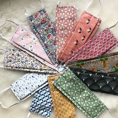 Washable fabric mask