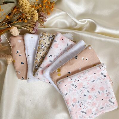 Washable cotton fleece fabric