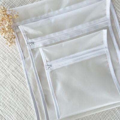 Clear freezer bags