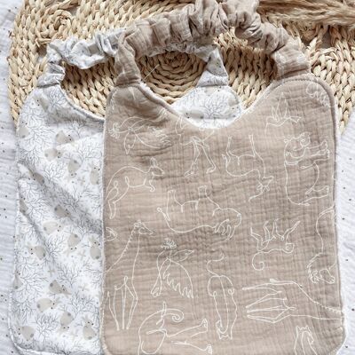 Large bib (2-8 years) / canteen napkin
