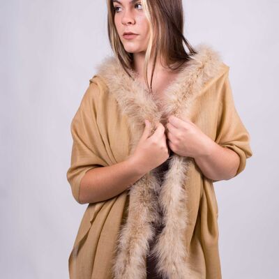 Wool Feather Party Shawl