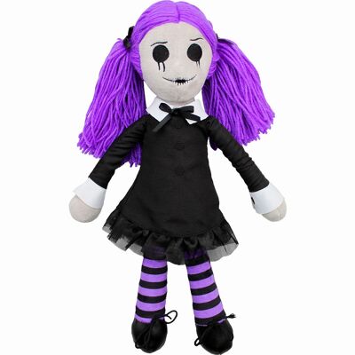 VIOLA - LA MUÑECA DE TRAPO GÓTICA - Muñeca de peluche suave coleccionable
