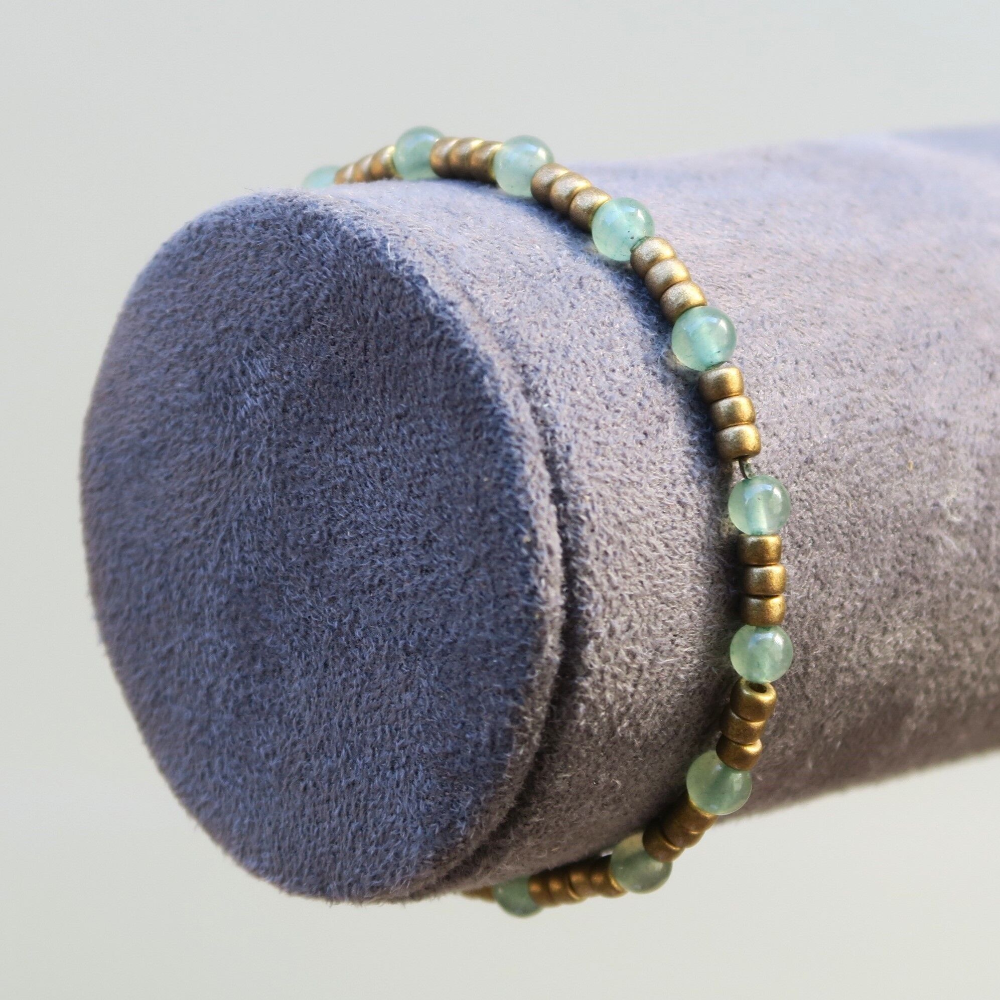 Bracciale in pietra fine - Avventurina