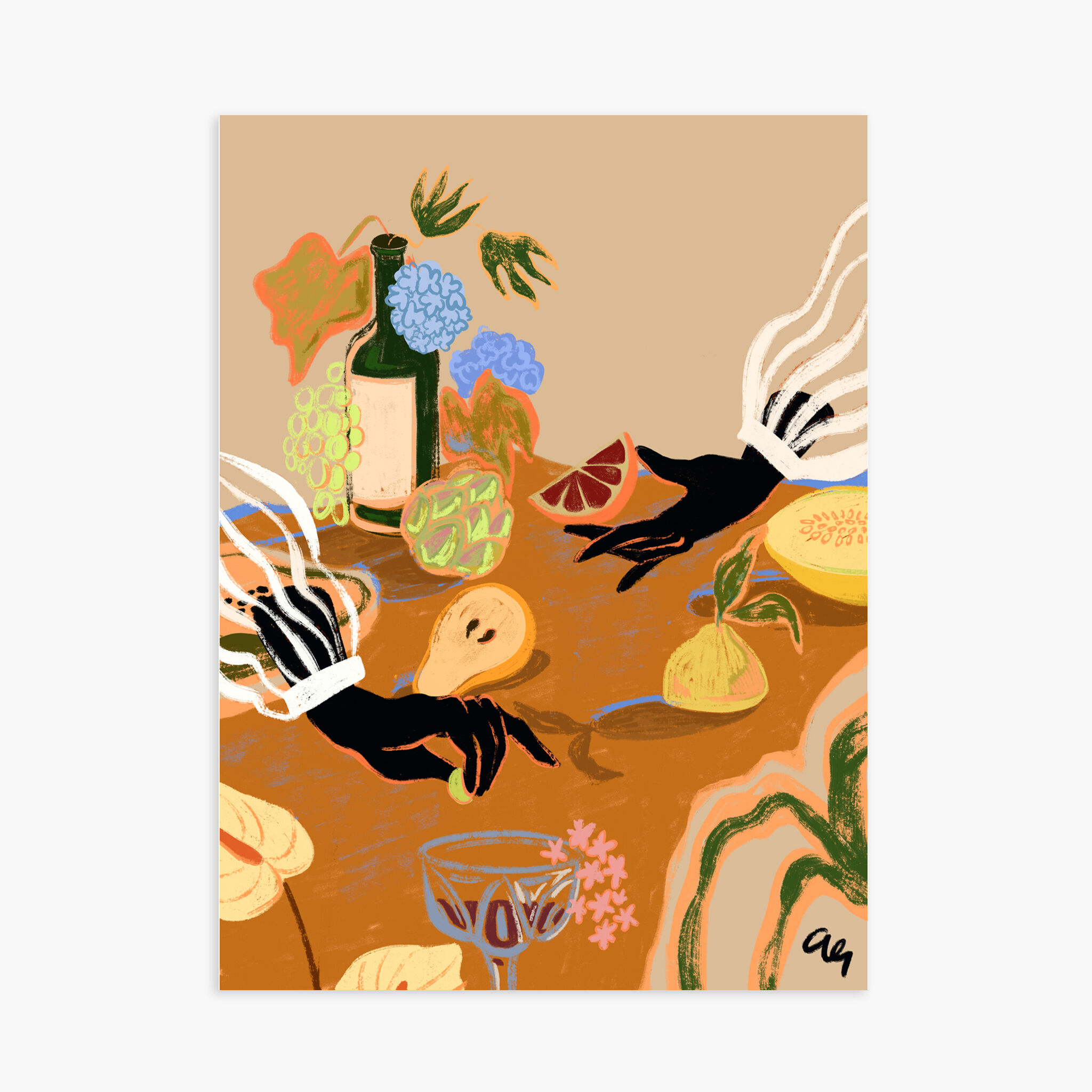 POSTER 30X40 CM - Handvoll Liebe