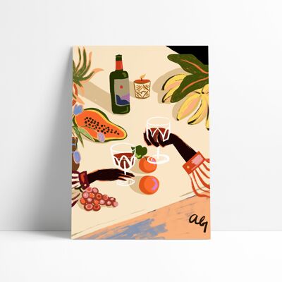 POSTER 30X40 CM - Cheers to you