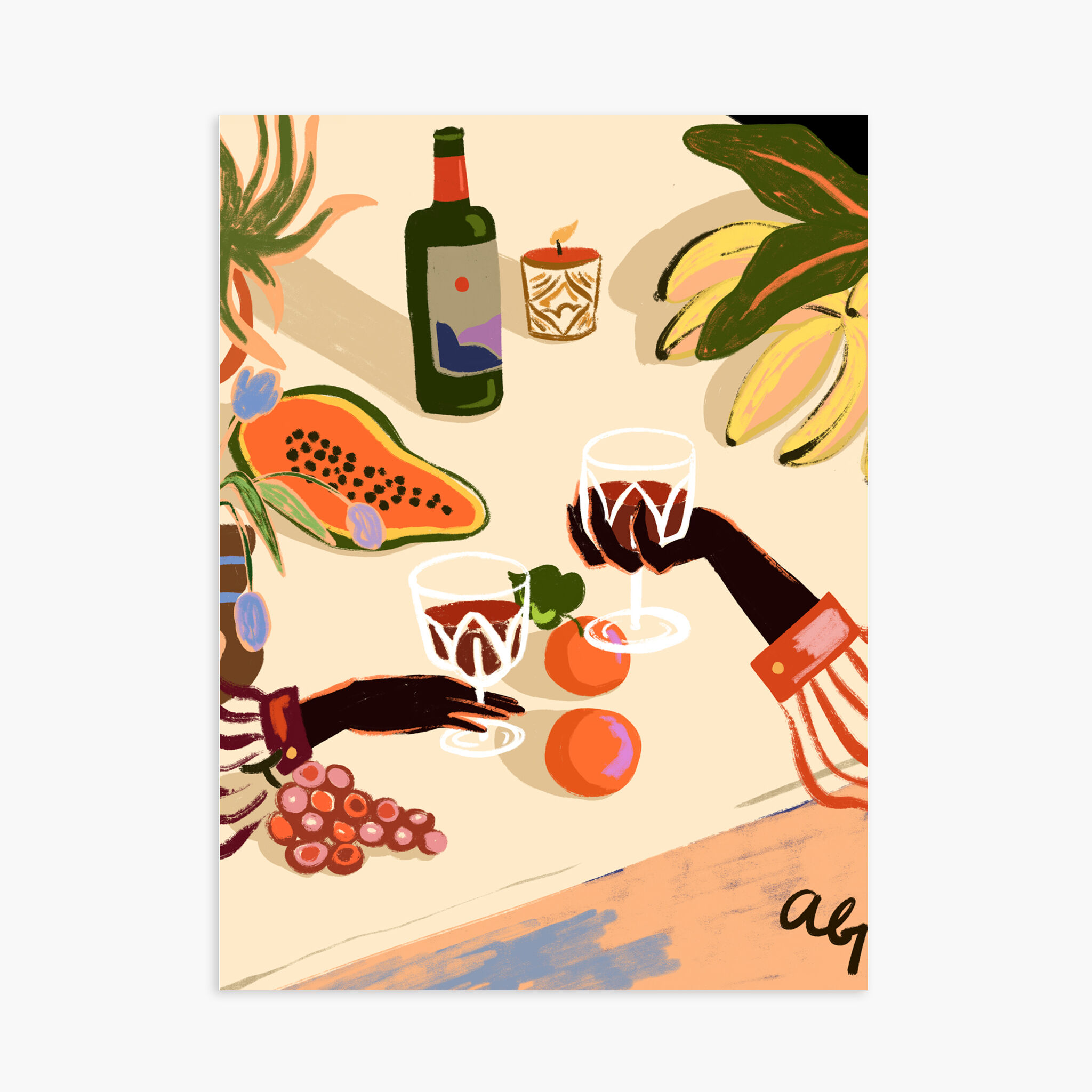 POSTER 30X40 CM - Prost auf dich