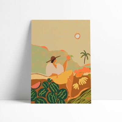 POSTER 30X40 CM - Thank you farmer